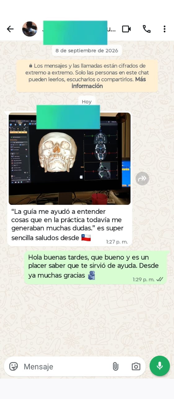 Captura del mensaje del testimonio 3